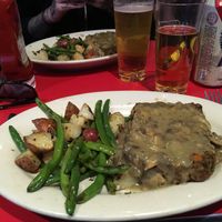 The legendary (non meat) meatloaf at The Chicago Diner - Lakeview in Chicago