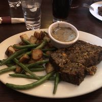 Mushroom lentil loaf  at The Chicago Diner - Lakeview in Chicago