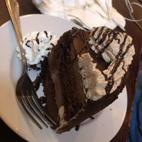 Chocolate mousse cake at The Chicago Diner - Lakeview in Chicago