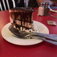 Caramel crunch torte at The Chicago Diner - Lakeview in Chicago