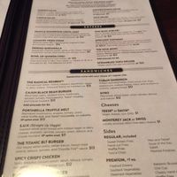 Menu at The Chicago Diner - Lakeview in Chicago