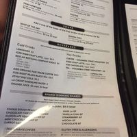 Menu  at The Chicago Diner - Lakeview in Chicago