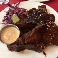 Thai chili lime wings  at The Chicago Diner - Lakeview in Chicago