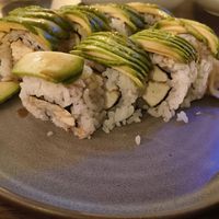 Dragon Maki roll - avocado and tofu with teriyaki sauce at Lotus in Tromsoe