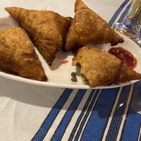 Lentil sambussa at Taye in Bangkok