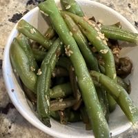 Green beans  at Life Bistro in Atlanta