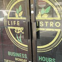 Front entrance  at Life Bistro in Atlanta