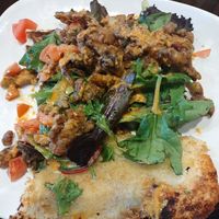 Oyster mushroom poe boy (all I tasted was lettuce & tomato) at Life Bistro in Atlanta