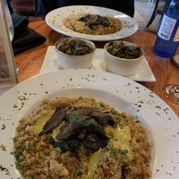 Quinoa Stir-Fry and Collard Greens  at Life Bistro in Atlanta
