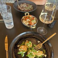 Quinoa, Cauliflower Starter, and Seared Tofu  at Caesar's Palace - Gordon Ramsay Hell's Kitchen in Las Vegas
