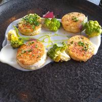 Tofu scallops at Caesar's Palace - Gordon Ramsay Hell's Kitchen in Las Vegas