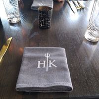 Place setting at Caesar's Palace - Gordon Ramsay Hell's Kitchen in Las Vegas