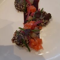 Vegan salmon with couscous at 1910  in Eindhoven
