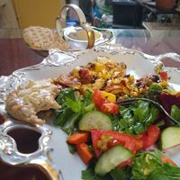 Tofu scramble with cheese and salad ♥️ at Bizou Cafe in Corfu