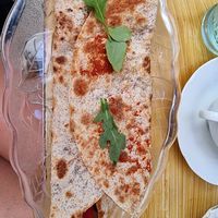 Mushroom burrito at Bizou Cafe in Corfu