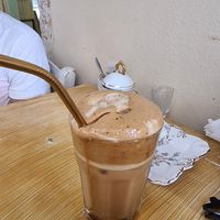 Frappé at Bizou Cafe in Corfu