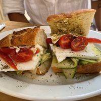 greek baguette   at Bizou Cafe in Corfu