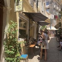   at Bizou Cafe in Corfu