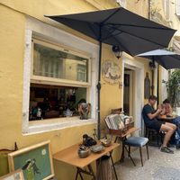  at Bizou Cafe in Corfu