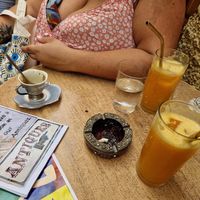  at Bizou Cafe in Corfu