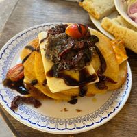 Royal savoury pancakes at Bizou Cafe in Corfu