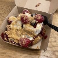 Blueberry cheesecake   at Cinnaholic in Naperville