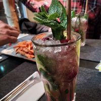 Berry mojito at Hans im Glück in Kufstein