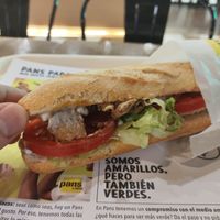 Heura Classic Sandwich at Pans & Company in Ondara