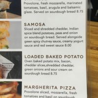 Menu close up at Cheesewalla in Redlands