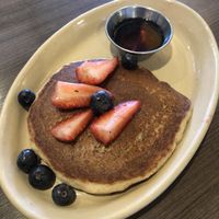 Vegan Pancake with Maple Syrup at Snooze in Gilbert