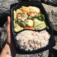 Green vegan curry
 at Yak Thai in Neuchatel