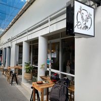 Sit outside or Aircon indoors. at Root Vegetarian in Cairns