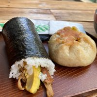 Mega Sushi Roll and Bao at Root Vegetarian in Cairns