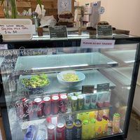 Cold options and baguettes   at Root Vegetarian in Cairns