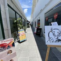 The restaurant’s alleyway and signage at Root Vegetarian in Cairns