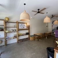 Interior shop and dining area at Root Vegetarian in Cairns