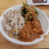 Fried rice and extras at Root Vegetarian in Cairns