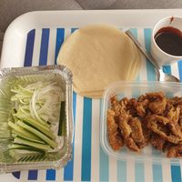 Mock duck pancakes at Jade Garden in Weymouth