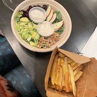 farmer kale and cheez fries   at Vegan-ish in Philadelphia