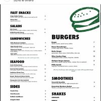 Menu as of 1/13/20 at Vegan-ish in Philadelphia