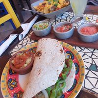 Vegan fajitas and vegan cheese + chorizo at Jalisco - Carilo in Pinamar