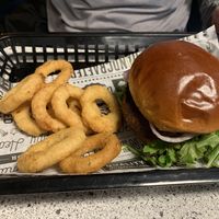 Classic burg at Bumbling Bee Vegan Junk Food in Boulder
