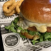 Chicken bacon ranch - cheese sauce and ranch were both AWESOME textures (pretty good flavors) at Bumbling Bee Vegan Junk Food in Boulder