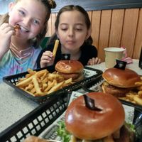 My kids said this was the best chickun sandwich they ever had at Bumbling Bee Vegan Junk Food in Boulder