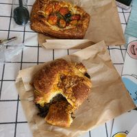 Savory pastries at Coffee And Plants in Pasadena