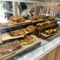 Food display   at Coffee And Plants in Pasadena