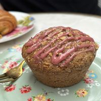 Cherry Almond Muffin   at Coffee And Plants in Pasadena