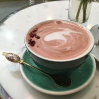 ‘Rose Bowl’ latte at Coffee And Plants in Pasadena