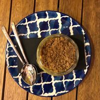 This cup was with turmeric flavor and so light! Yum! at AnalytiChef in Izmir