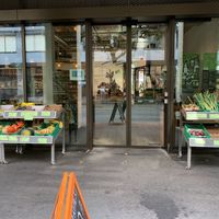 In front of the store at Chez Mamie - HB in Zurich